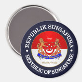 Republiek Singapore Magneet (Voorkant / Achterkant)