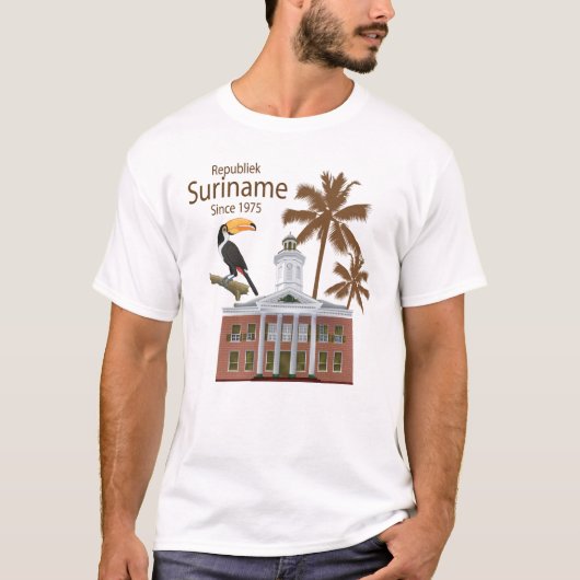 Republiek Suriname 1975 T-shirt (Voorkant)