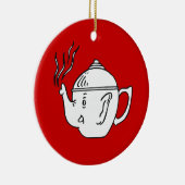 REPUBLIEK TEA PARTIJ KERAMISCH ORNAMENT (Rechts)