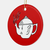 REPUBLIEK TEA PARTIJ KERAMISCH ORNAMENT (Links)