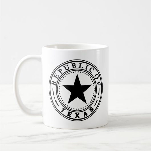 Republiek Texas Koffiemok (Links)
