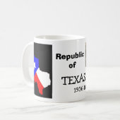Republiek TEXAS Koffiemok (Voorkant links)