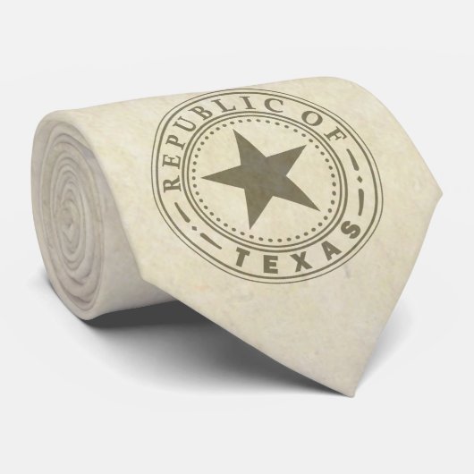 Republiek Texas, oud vuil Stropdas (Opgerold)