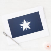 Republiek Texas Rechthoekige Sticker (Envelop)