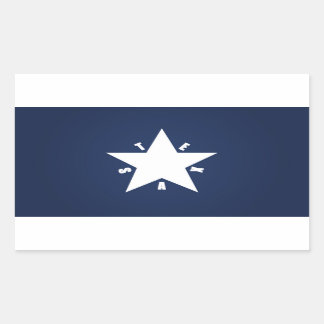 Republiek Texas Rechthoekige Sticker