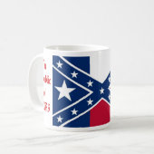 Republiek Texas Vlag, texas, Republiek ... Koffiemok (Voorkant links)