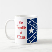 Republiek Texas Vlag, texas, Republiek ... Koffiemok (Links)