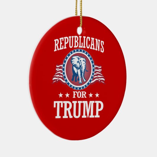 REPUBLIEK TRUMP KERAMISCH ORNAMENT (Rechts)