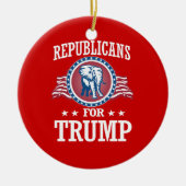 REPUBLIEK TRUMP KERAMISCH ORNAMENT (Voorkant)