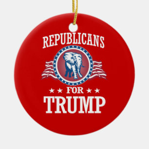REPUBLIEK TRUMP KERAMISCH ORNAMENT