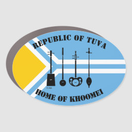 REPUBLIEK TUVA MET INSTRUMENTEN 4X6 automagneet