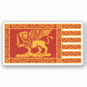 Republiek Venetië, Italië Sticker vlag (Voorkant)