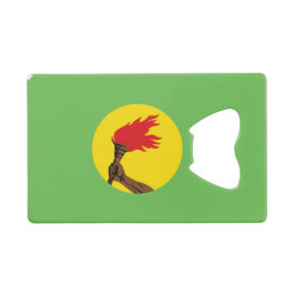 Republiek Zaïre Vlag - Democratische Republiek Con Creditkaart Flessenopener