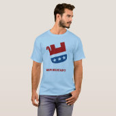 republiekant t-shirt (Voorkant volledig)