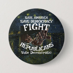 REPUBLIEKE PARTIJ DHS CBP ICE TSA DOJ FEMA OVERHEI RONDE BUTTON 7,6 CM