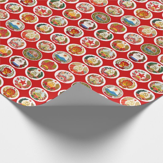 Republieken van de Sovjet-Unie Cadeaupapier (Hoek)