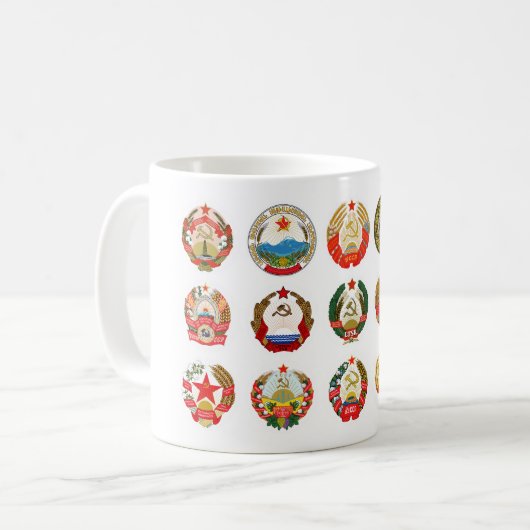 Republieken van de Sovjet-Unie Koffiemok (Voorkant links)