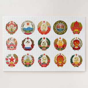 Republieken van de Sovjet-Unie Legpuzzel