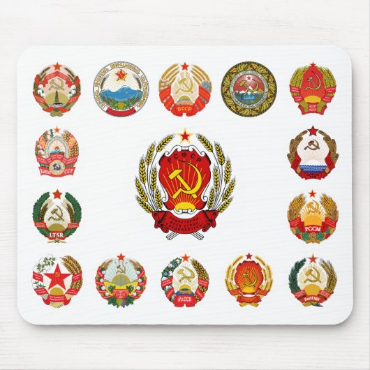 Republieken van de Sovjet-Unie Muismat (Voorkant)