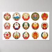 Republieken van de Sovjet-Unie Poster (Voorkant)