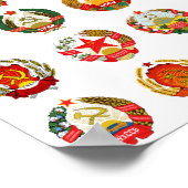 Republieken van de Sovjet-Unie Poster (Hoek)