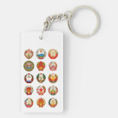 Republieken van de Sovjet-Unie Sleutelhanger (achterkant)