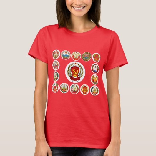 Republieken van de Sovjet-Unie T-shirt (Voorkant)