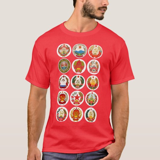 Republieken van de Sovjet-Unie T-shirt (Voorkant)