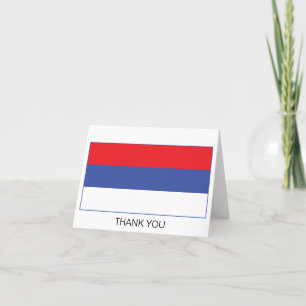 Republika Srpska Flag Bedankkaart
