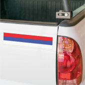 Republika Srpska Flag Bumpersticker (Op Truck)