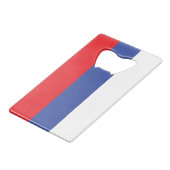 Republika Srpska Flag Creditkaart Flessenopener (Voorkant Gekanteld)