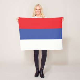 Republika Srpska Flag Fleece Deken