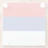 Republika Srpska Flag Glazen Onderzetter (Achterkant)