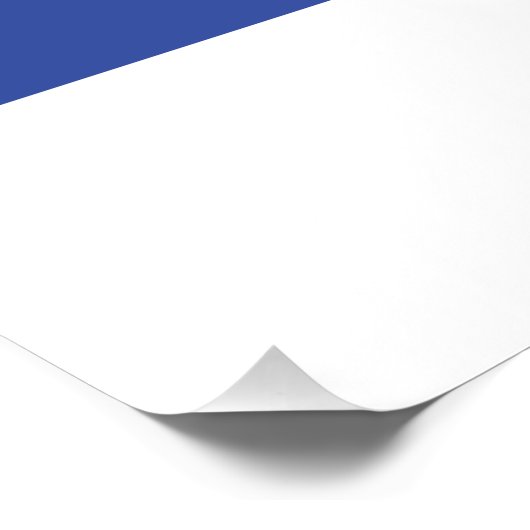 Republika Srpska Flag Perfect Poster (Hoek)