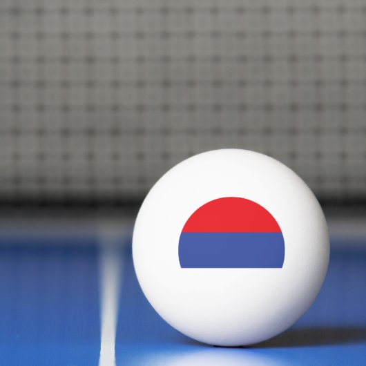Republika Srpska Flag Pingpongbal (Net)