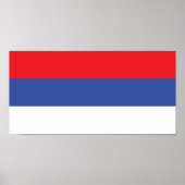 Republika Srpska Flag Poster (Voorkant)