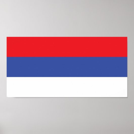 Republika Srpska Flag Poster (Voorkant)