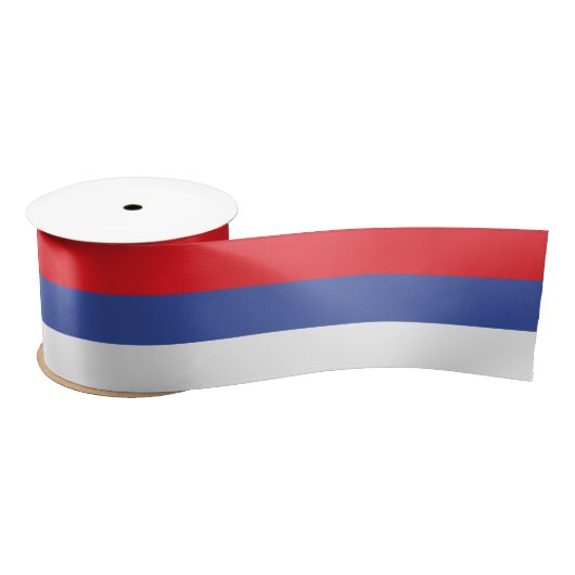 Republika Srpska Flag Satijnen Lint (Spoel)