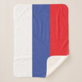 Republika Srpska Flag Sherpa Deken (Voorkant)