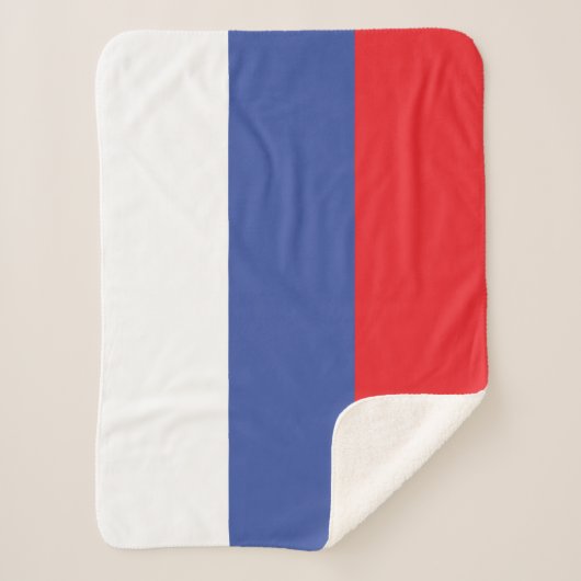 Republika Srpska Flag Sherpa Deken (Voorkant)