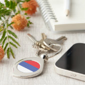 Republika Srpska Flag Sleutelhanger (Zijkant)