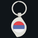 Republika Srpska Flag Sleutelhanger<br><div class="desc">Patriottische vlag van de Republika Srpska.</div>