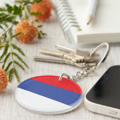 Republika Srpska Flag Sleutelhanger (Voorkant Rechts)