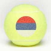 Republika Srpska Flag Tennisballen (Voorkant)
