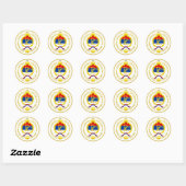 Republika Srpska Ronde Sticker (Vel)