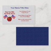 REPUBLIKAANSE MOLESTOREN VISITEKAARTJE (Voorkant / Achterkant)