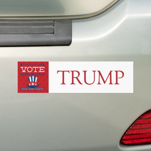 Republikein Bumpersticker (Op auto)
