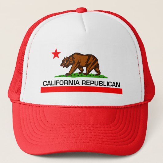 Republikein Californië Trucker Pet (Voorkant)