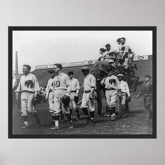 Republikein-Democraat Baseball 1926 Poster (Voorkant)