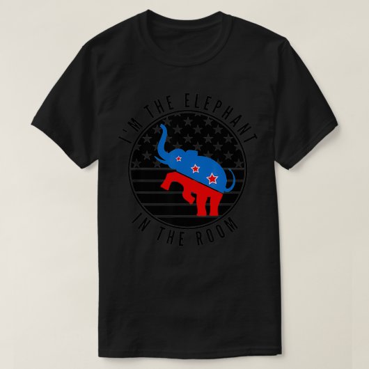 Republikein Ik ben de olifant in de zaal Conservat T-shirt (Design voorkant)